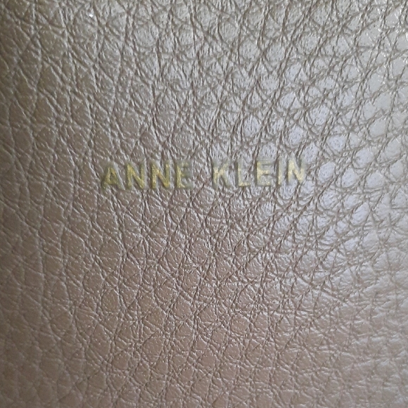 Anne Klein Taupe and Cream Tote Bag - Picture 3 of 9